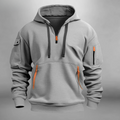 Grayson | Men’s Loose-Fit Hoodie with Short Zipper and Pockets