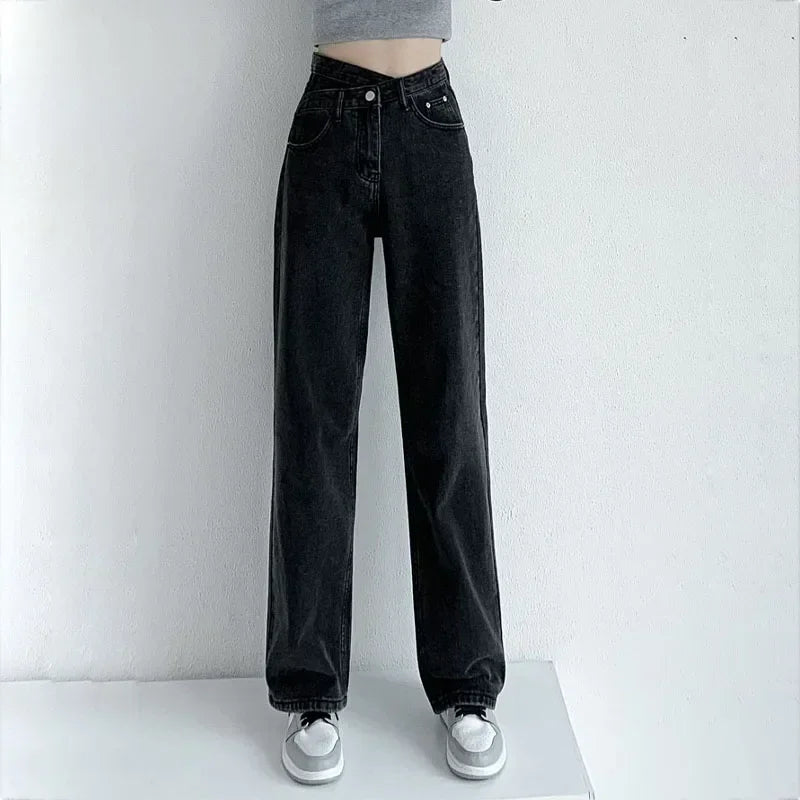 Dżinsy typu mom jeans dla kobiet | Wysoki stan do noszenia na co dzień i na co dzień