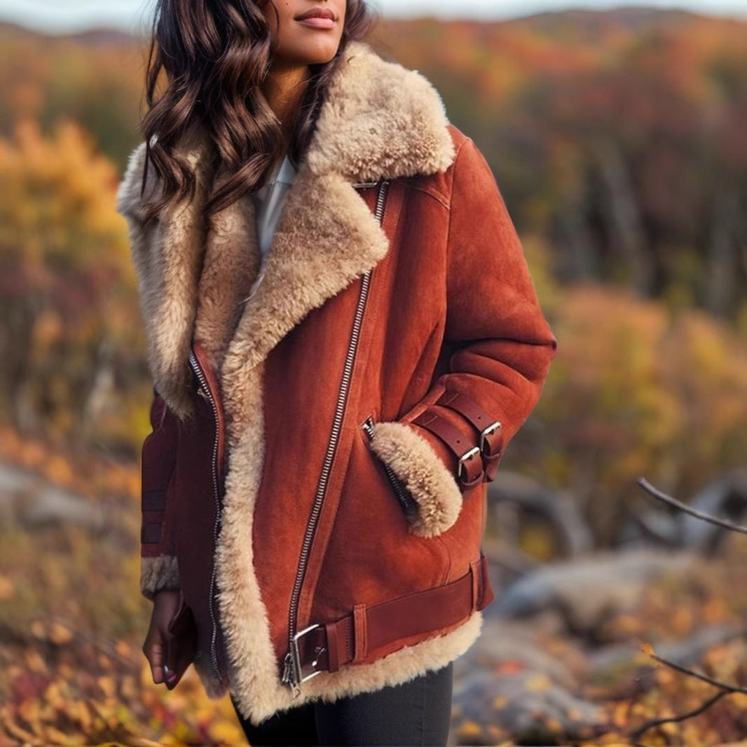 Płaszcz zimowy damski | Oversizowy płaszcz na jesień/zimę