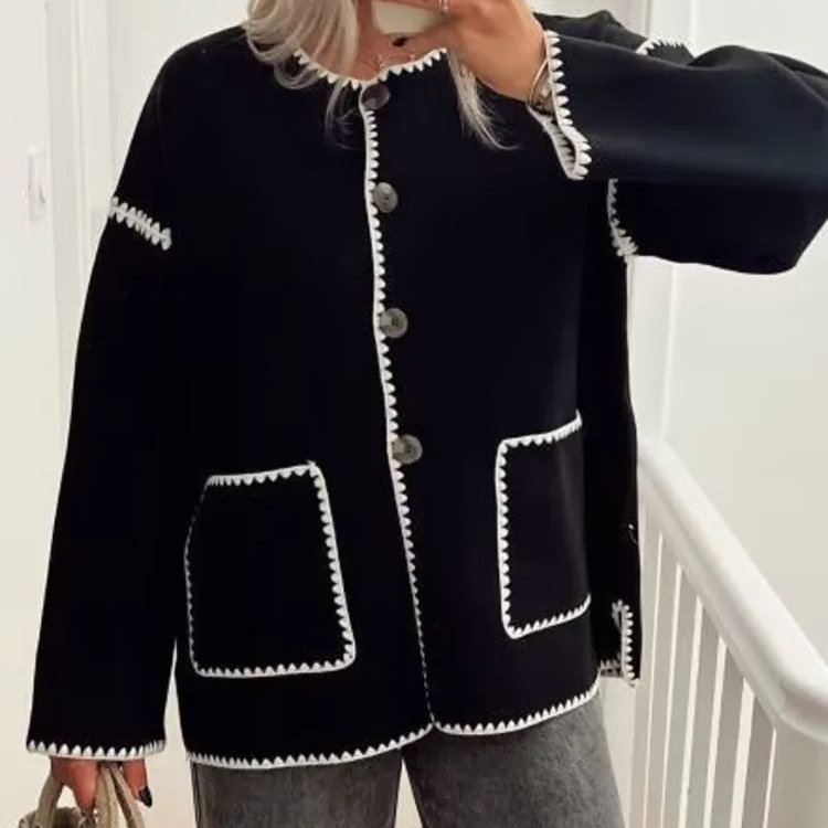 Verginia Płaszcz z mieszanki wełny