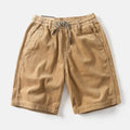 Calder | Men’s Loose-Fit Knee-Length Shorts with a Corduroy Look and Drawstring