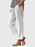 Clarisse | Women’s Relaxed-Fit Straight-Leg Trousers with Side Pockets