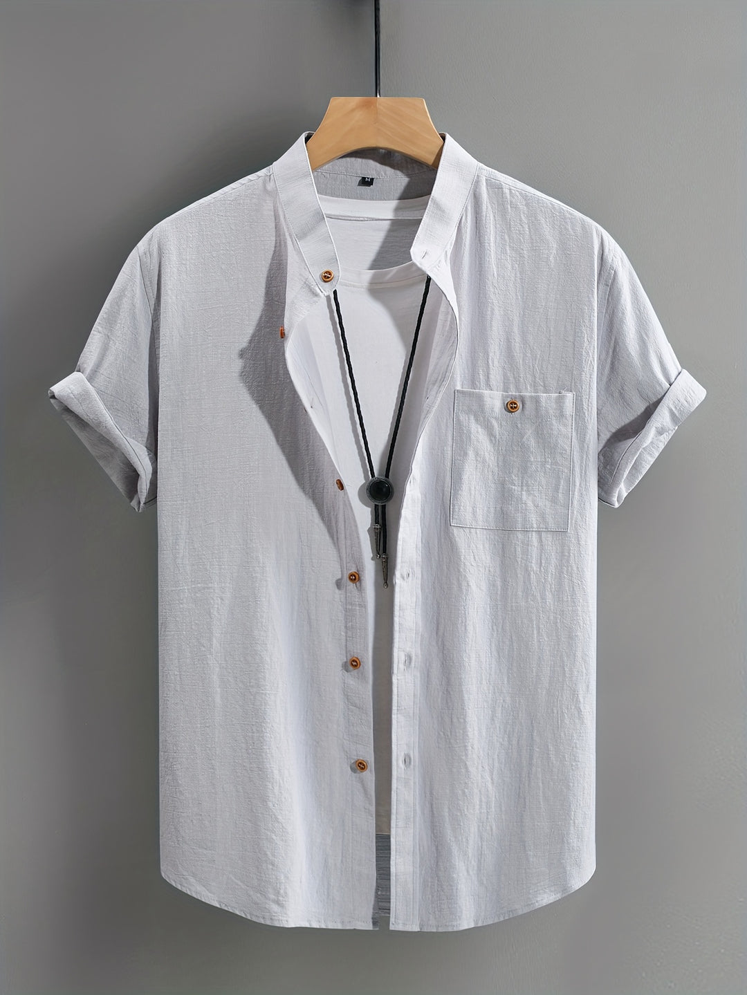 Men's Shirt | Regular Fit Short Sleeve Shirt | Button Closure | Casual Summer Style