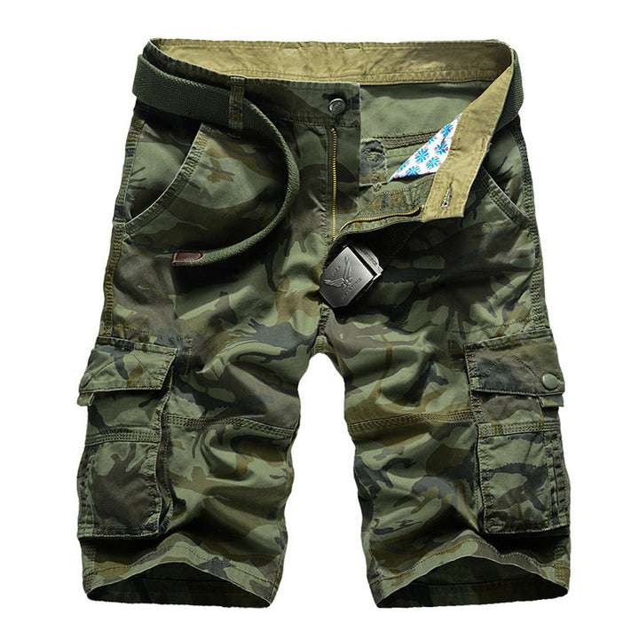 Męskie Szorty Użytkowe | Szorty Cargo Moro | Długość do Kolan | Codzienny Styl Outdoor