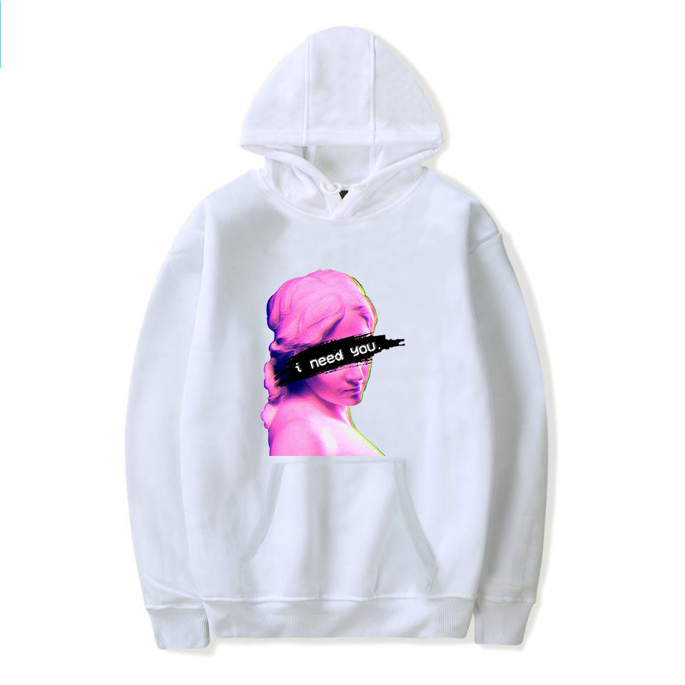 Męska bluza z kapturem w stylu koreańskim