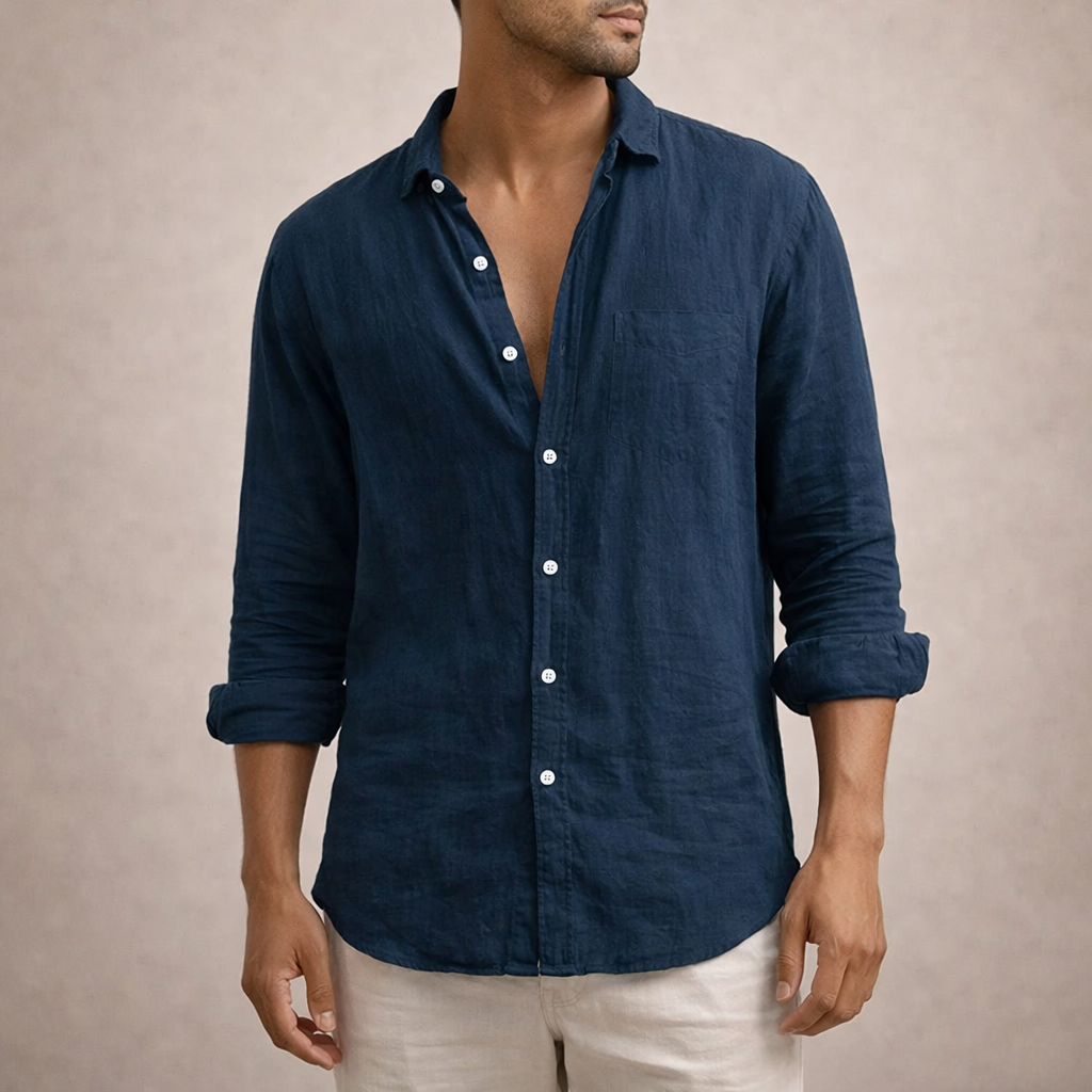 Szymon | Men's Linen Shirt for Summer