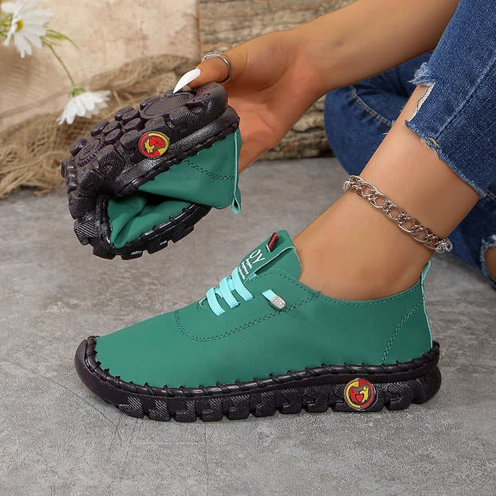 Damskie Sneakersy Wsuwane Color Block | Casualowy Styl