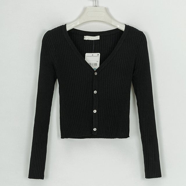 Damski kardigan slim fit w wielu kolorach