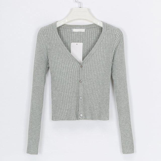 Damski kardigan slim fit w wielu kolorach