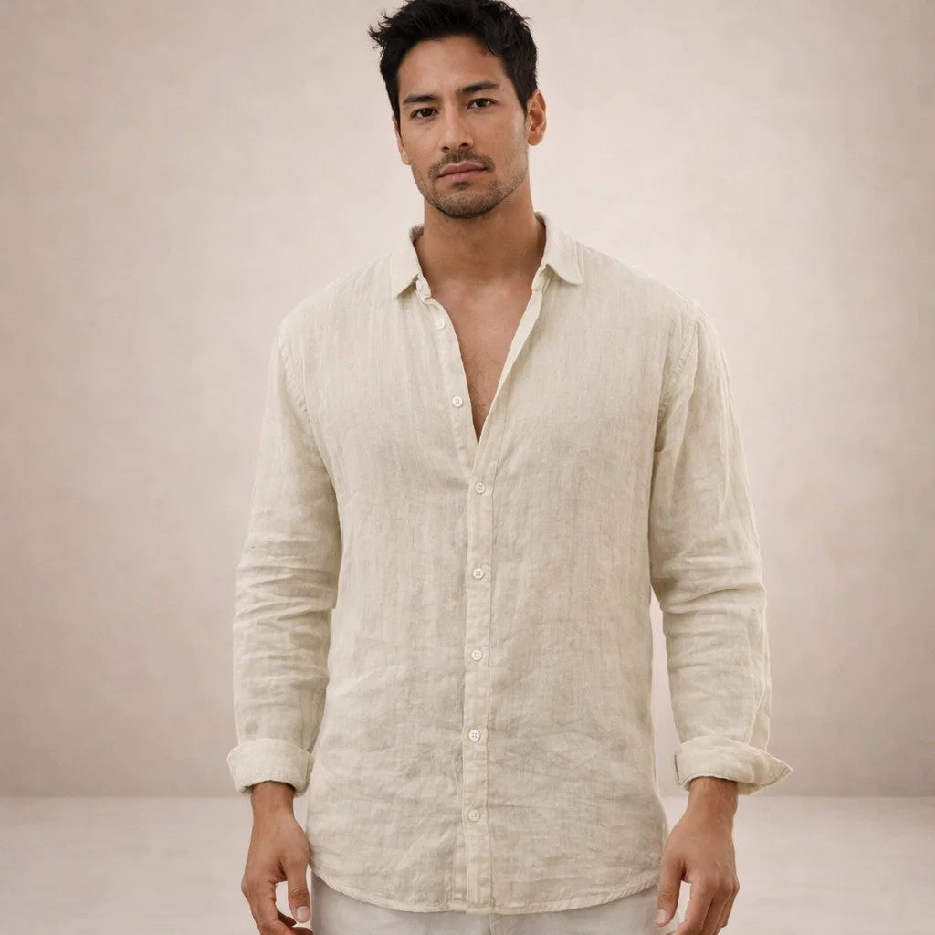 Szymon | Men's Linen Shirt for Summer