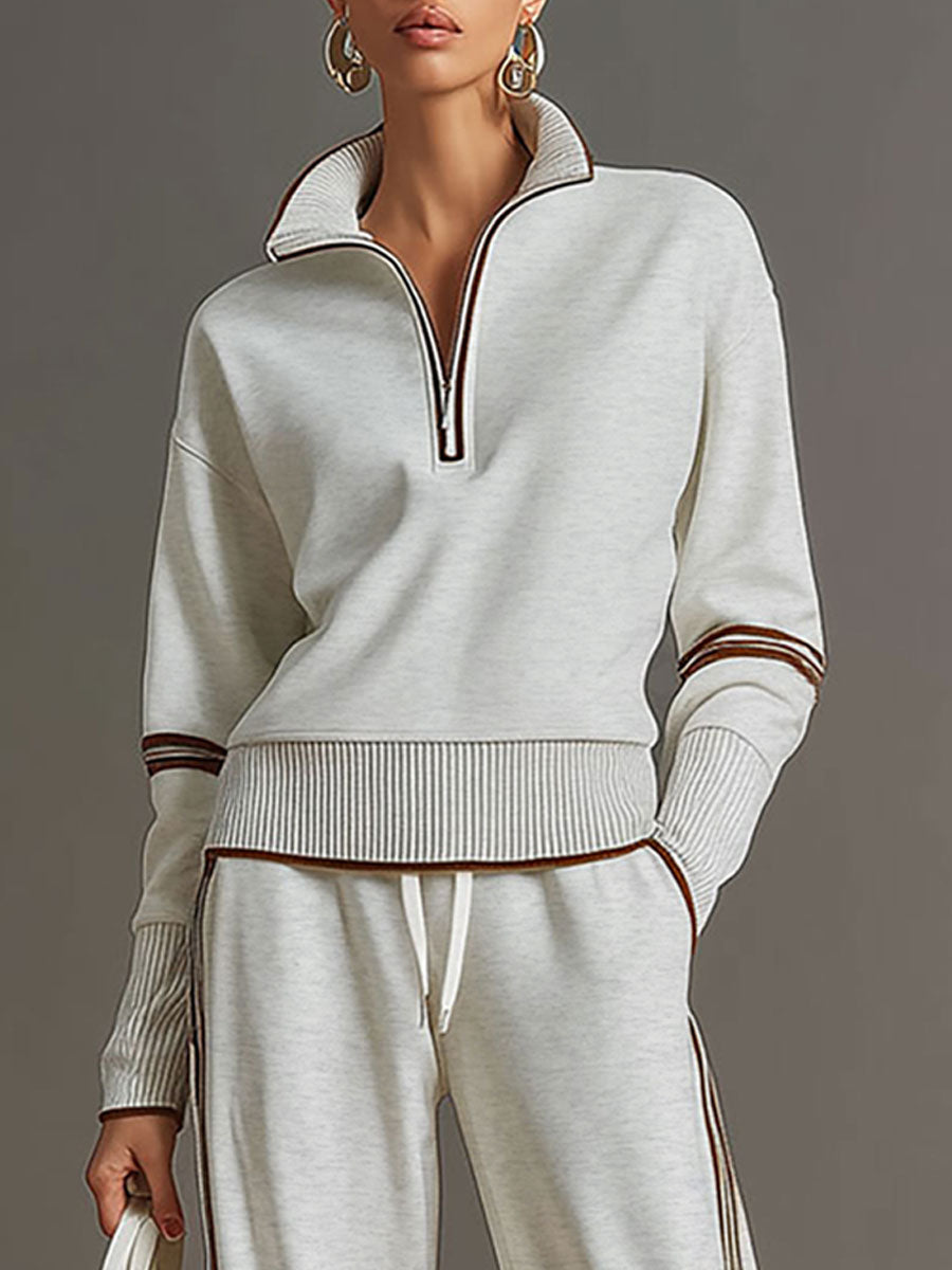 Marietta | Women’s Loose-Fit Two-Piece Set with Blouse and Wide-Leg Pants