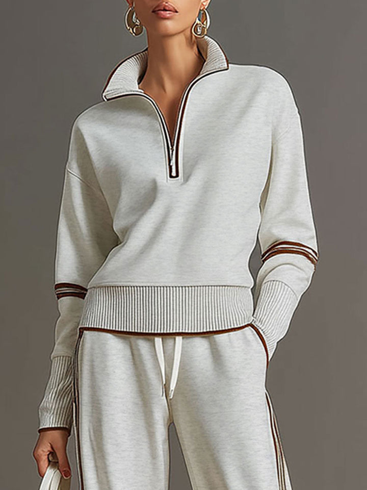 Marietta | Women’s Loose-Fit Two-Piece Set with Blouse and Wide-Leg Pants