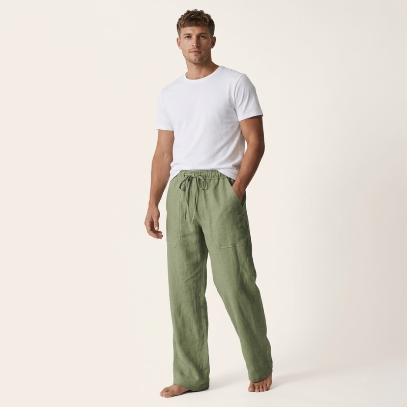 Mateusz | Men's Linen Pants for Summer