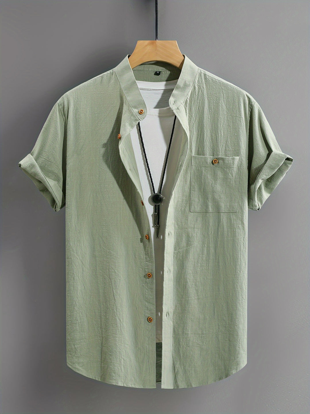Men's Shirt | Regular Fit Short Sleeve Shirt | Button Closure | Casual Summer Style