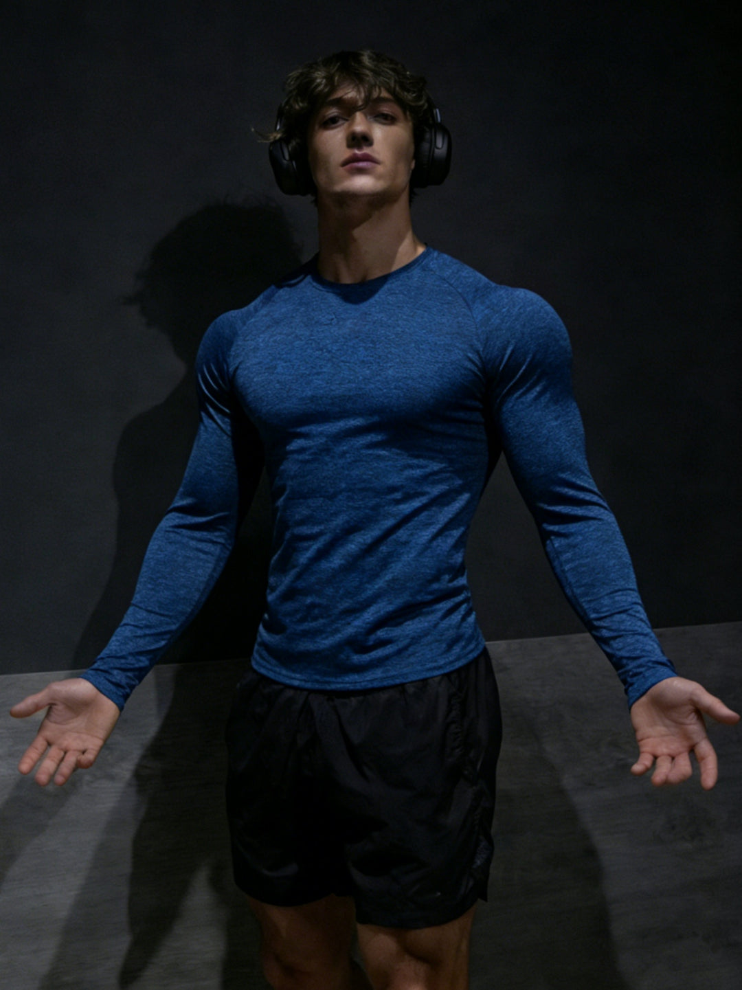 Men's Long Sleeve Compression Shirt Fitted | Gym Outfit