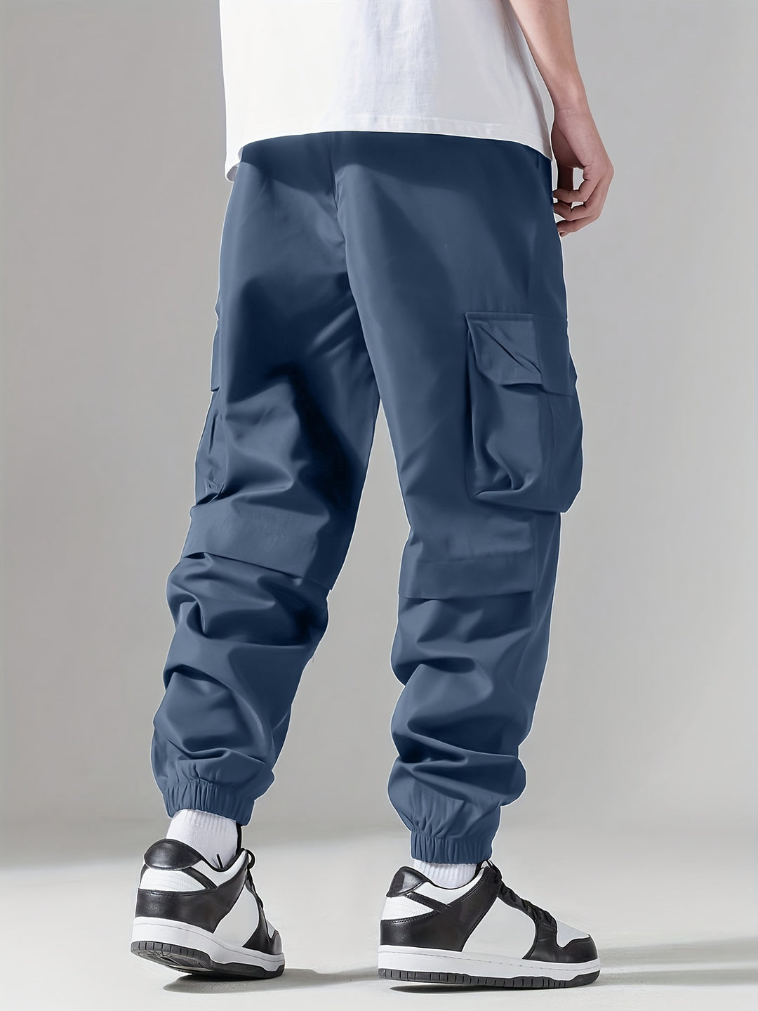 Męskie Spodnie Cargo | Joggery Regular Fit | Wielofunkcyjne Kieszenie | Casualowy Styl Streetwear