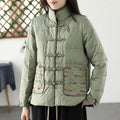 Alina | Short puffer jacket with embroidery