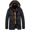 Fabian | Men's quilted winter jacket with a hood