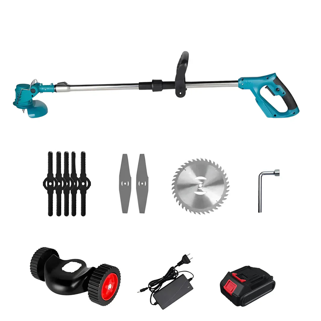 Wireless Multifunctional Grass Trimmer | Adjustable Head | Blade Set | Lawn Care