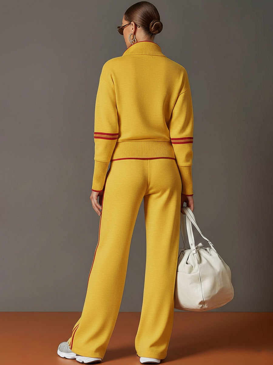 Marietta | Women’s Loose-Fit Two-Piece Set with Blouse and Wide-Leg Pants