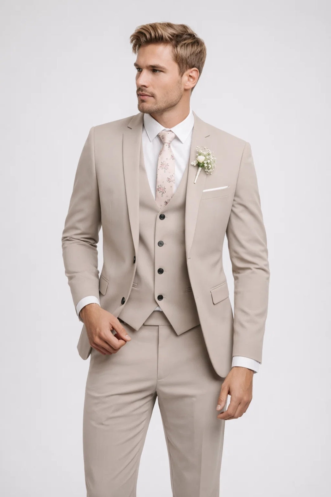 Stanisław | Men's 3-Piece Slim Fit Suit