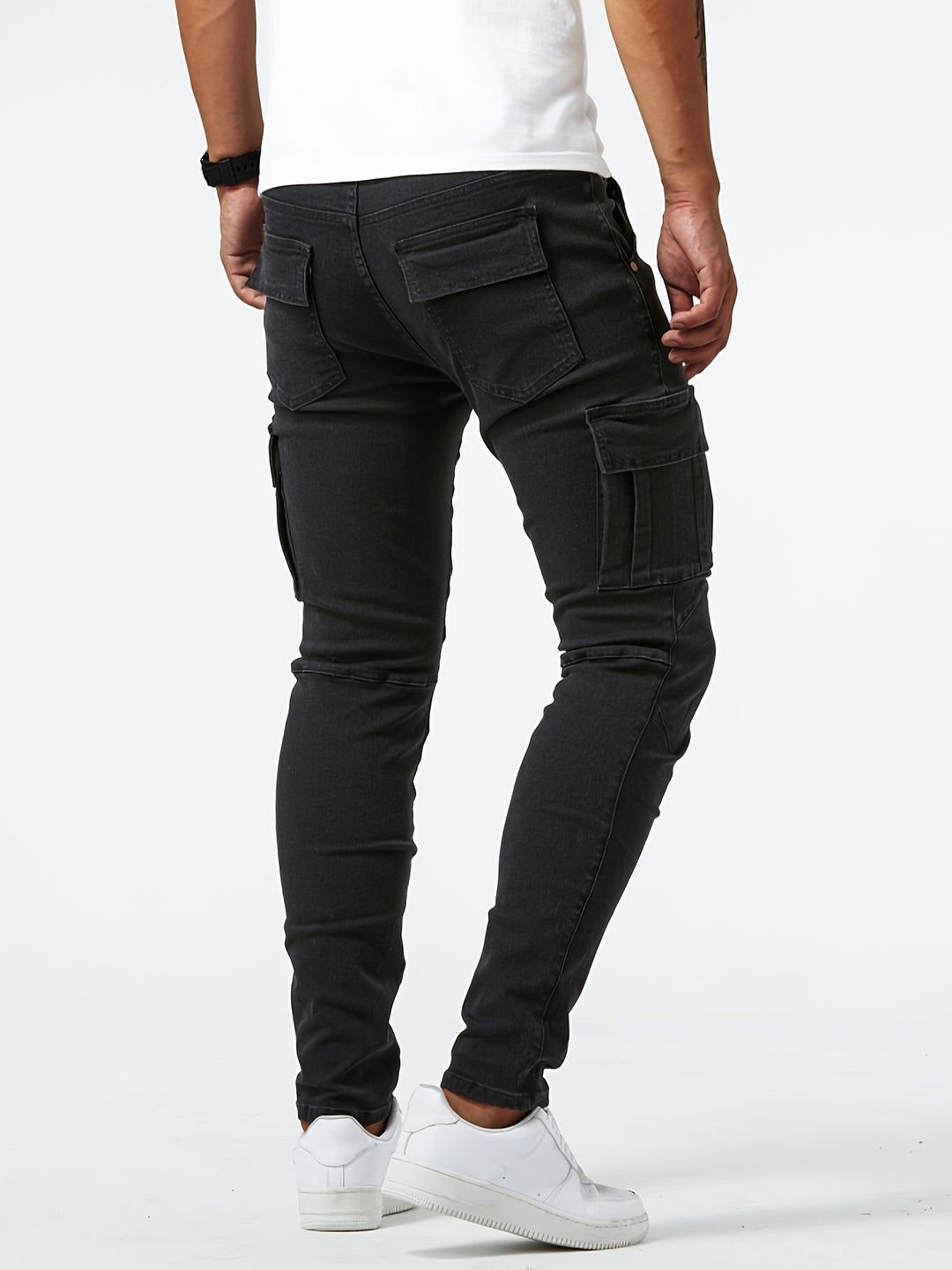 Artur | Męskie Jeansy Cargo Slim Fit