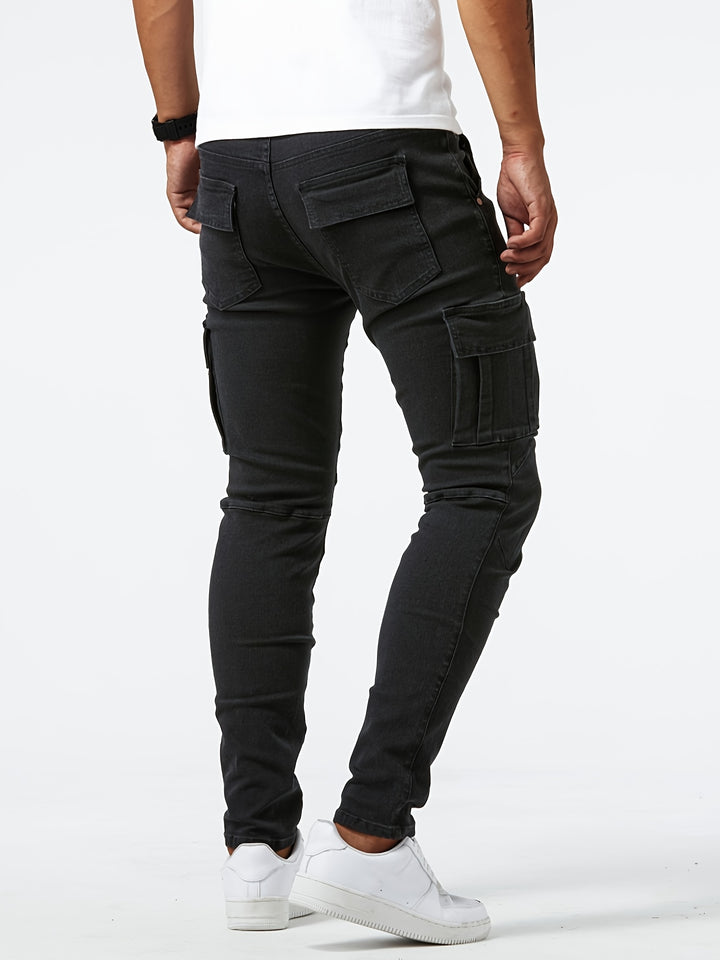 Artur | Męskie Jeansy Cargo Slim Fit