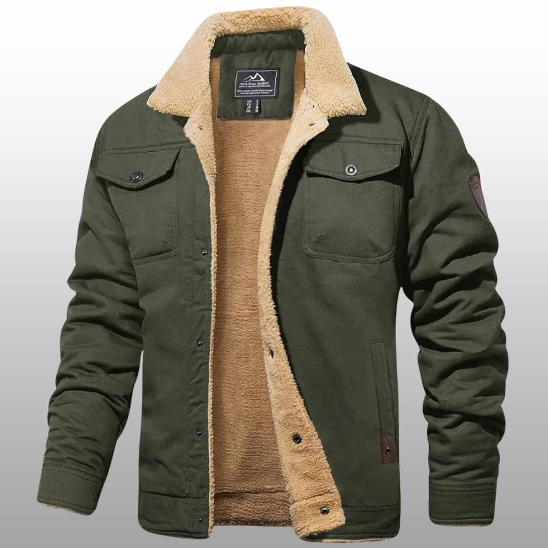 Kurtka zimowa męska – elegancka, krótki fason z ocieplaną podszewką | Daniel