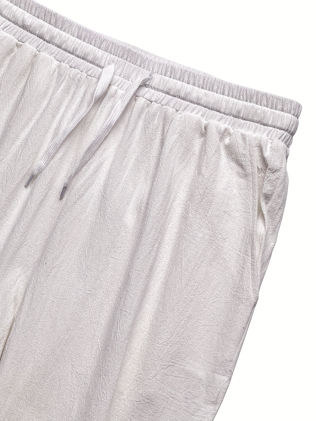 Women's High-Waisted Straight-Leg Pants with Drawstring | Loose Fit