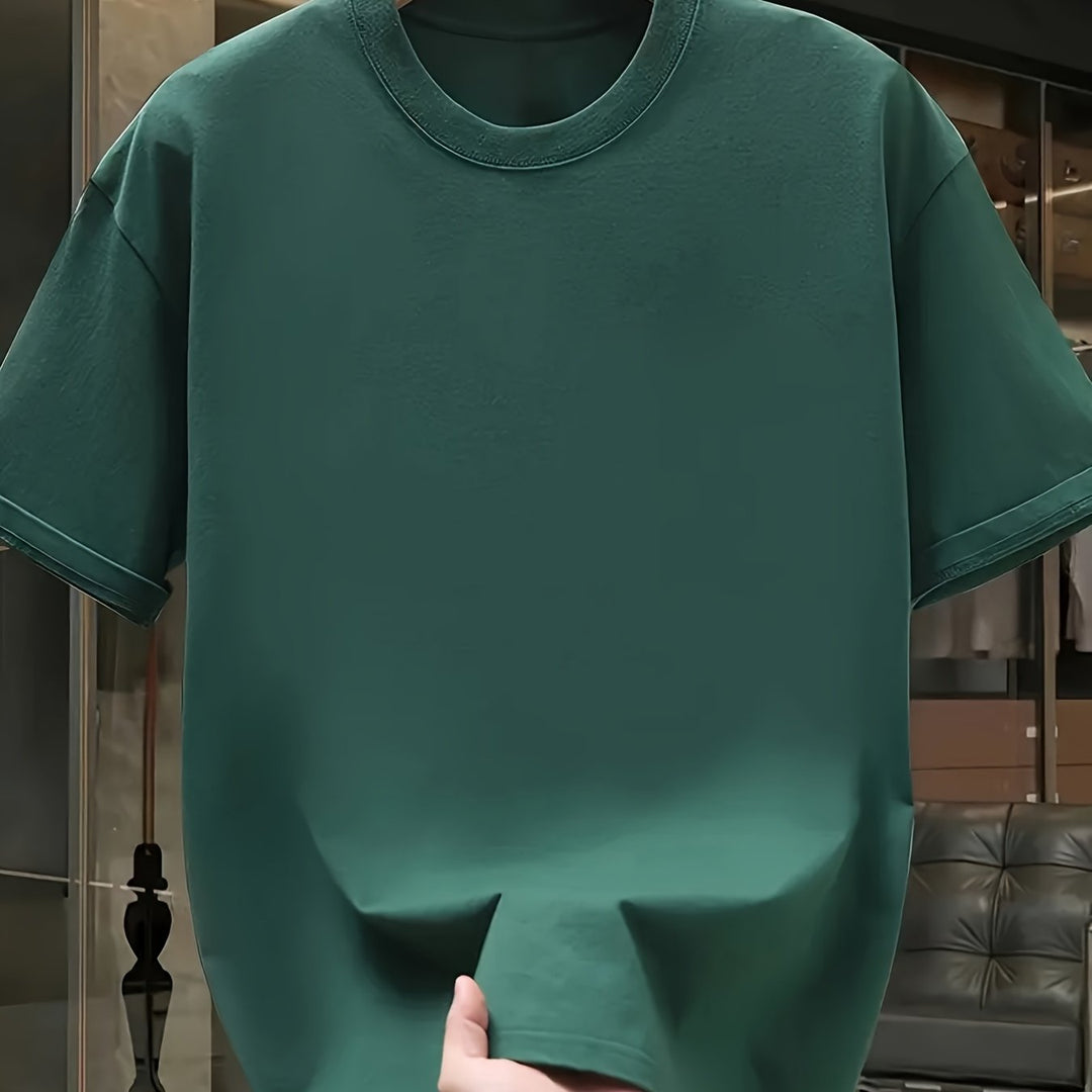 Oliwier | Men's Plain Short Sleeve T-shirt