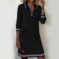 Lena | Mini polo dress with zipper and pockets