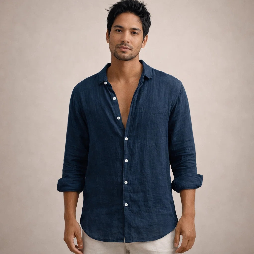 Szymon | Men's Linen Shirt for Summer