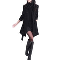 Kornelia | Płaszcz trencz damski długi, slim fit