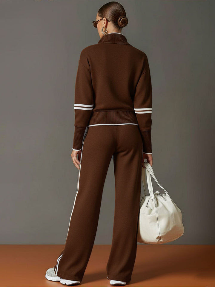 Marietta | Women’s Loose-Fit Two-Piece Set with Blouse and Wide-Leg Pants