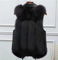 Inga | Women's short winter jacket with a faux-fur effect