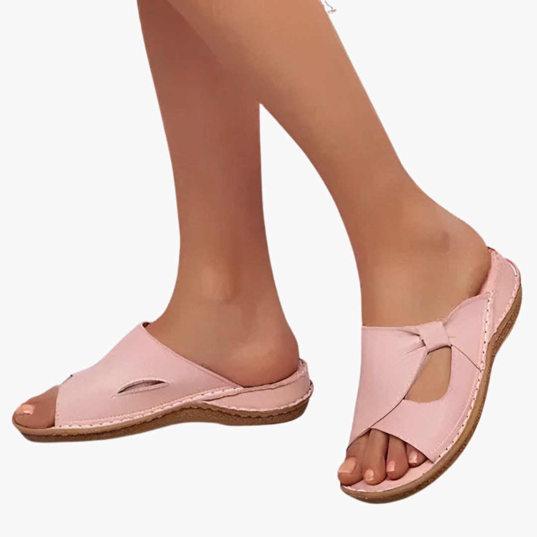 Women's Comfortable Sandals | Leather Upper and Contoured Insole | Summer Style and Comfort