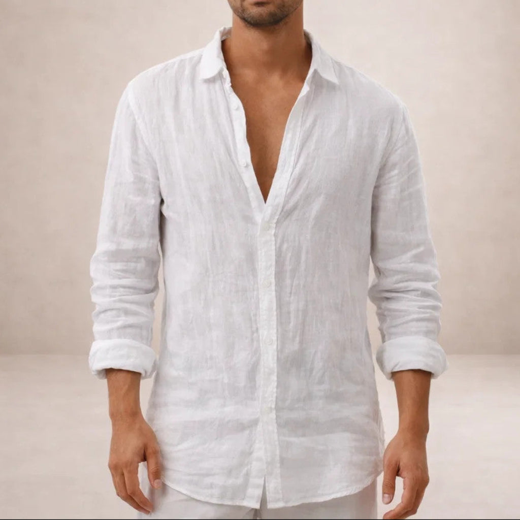 Szymon | Men's Linen Shirt for Summer