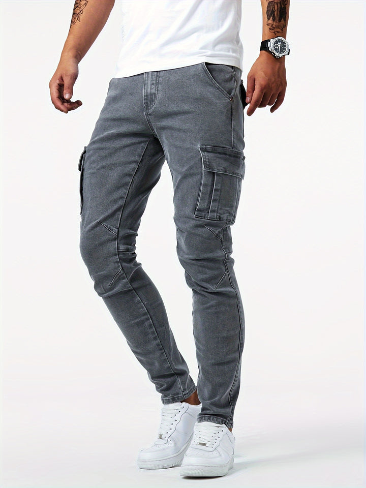 Artur | Męskie Jeansy Cargo Slim Fit