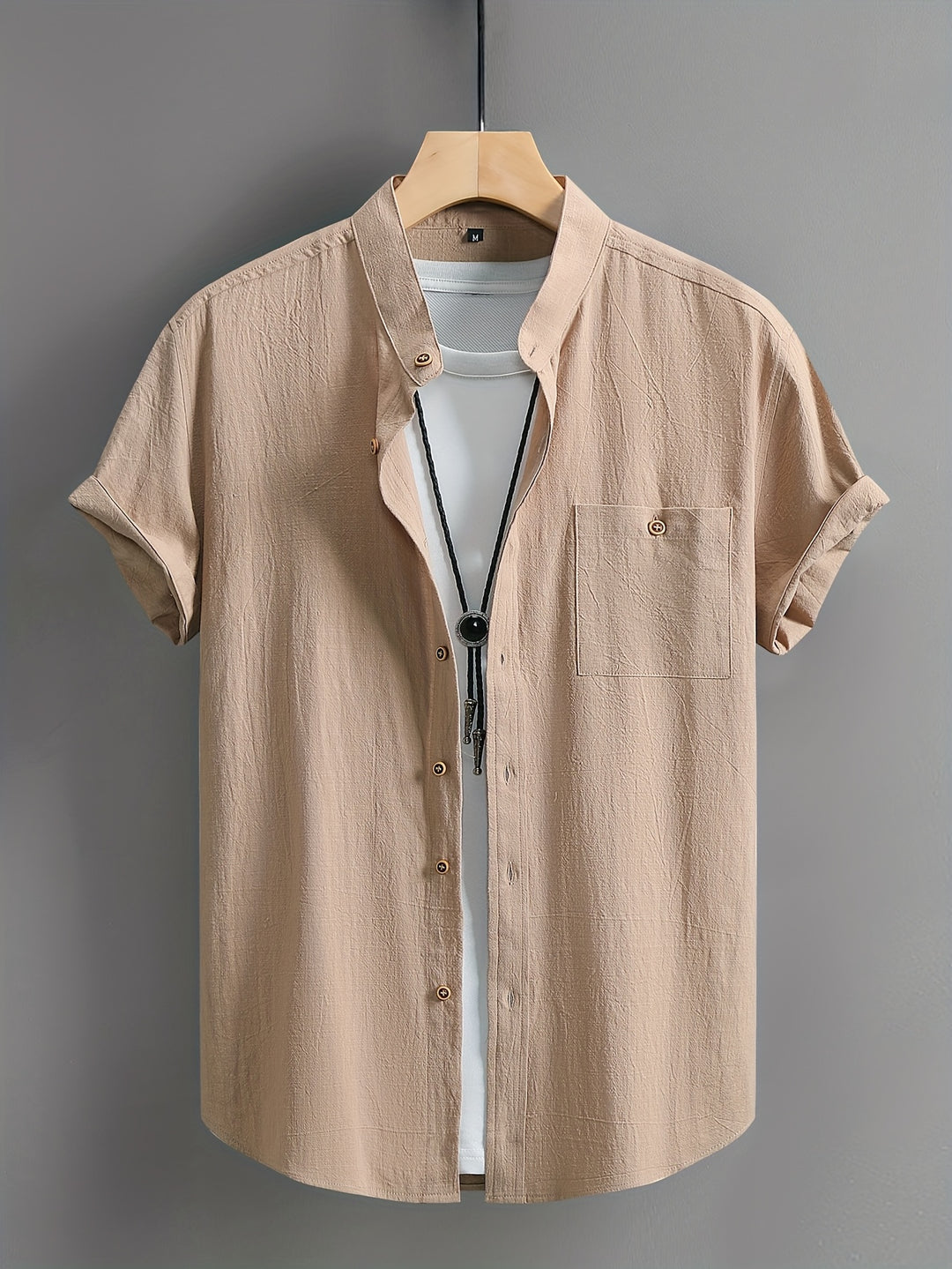 Men's Shirt | Regular Fit Short Sleeve Shirt | Button Closure | Casual Summer Style