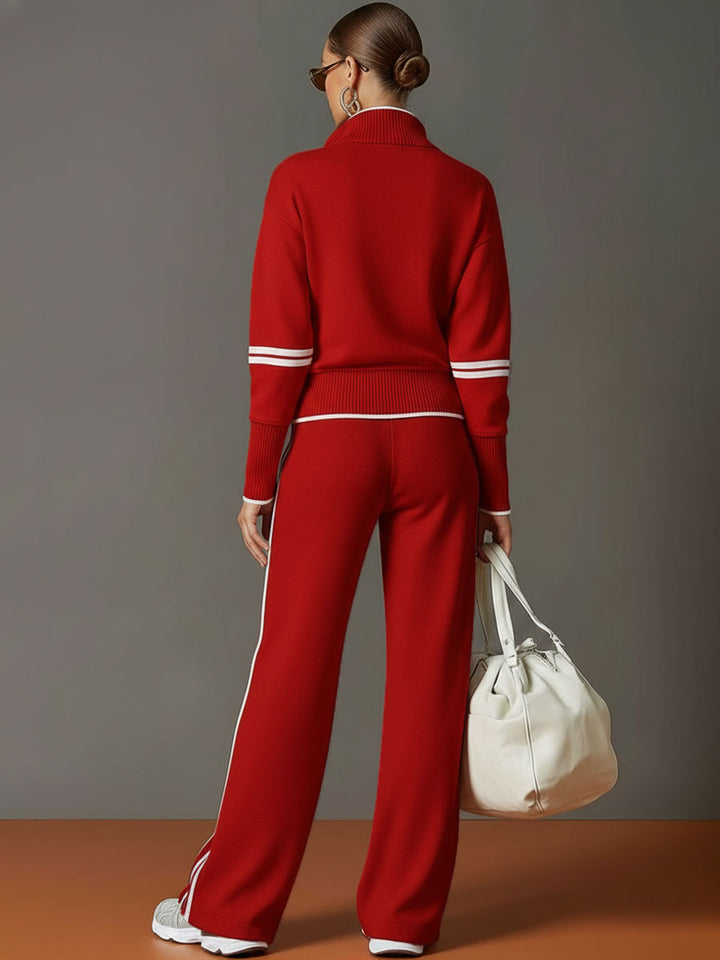 Marietta | Women’s Loose-Fit Two-Piece Set with Blouse and Wide-Leg Pants