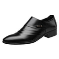Dominik | Men's pointed slip-on shoes with elastic gussets
