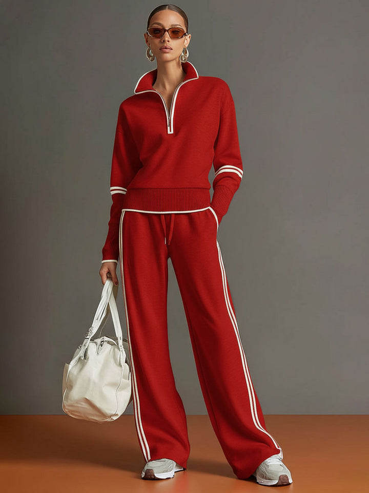 Marietta | Women’s Loose-Fit Two-Piece Set with Blouse and Wide-Leg Pants