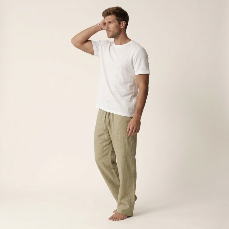 Mateusz | Men's Linen Pants for Summer