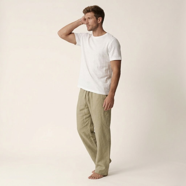 Mateusz | Men's Linen Pants for Summer