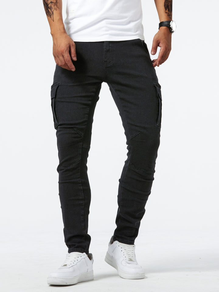 Artur | Męskie Jeansy Cargo Slim Fit