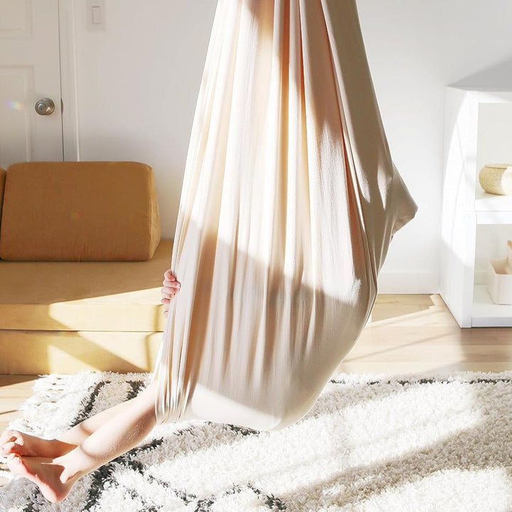 Sensory Swing for Children | Fabric Hammock | For Indoor and Outdoor Use | Adjustable Suspension