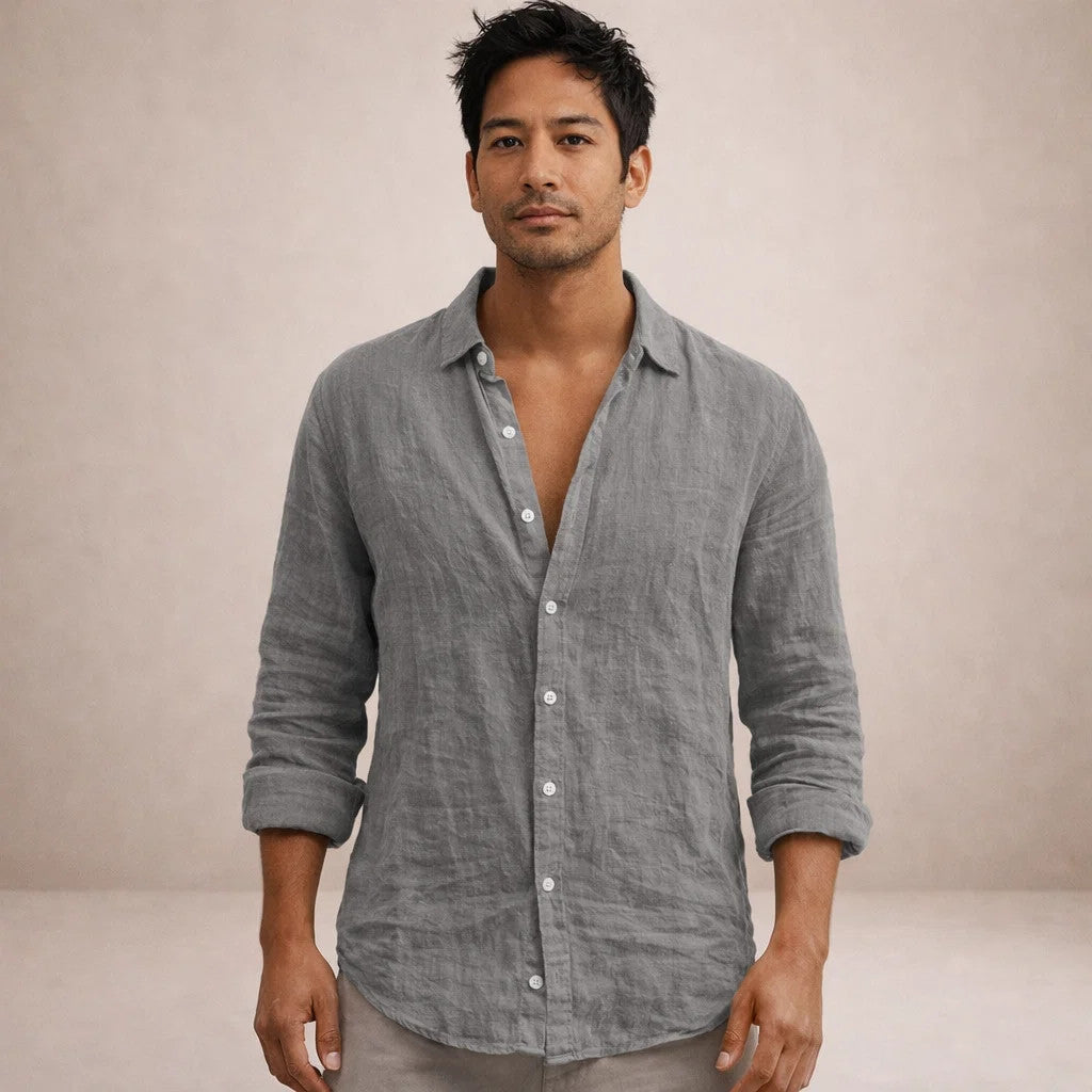 Szymon | Men's Linen Shirt for Summer