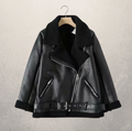 Maria | Women's biker jacket with polo collar, long sleeves