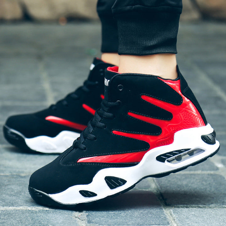 Męskie wysokie buty do koszykówki w kolorze niebieskim