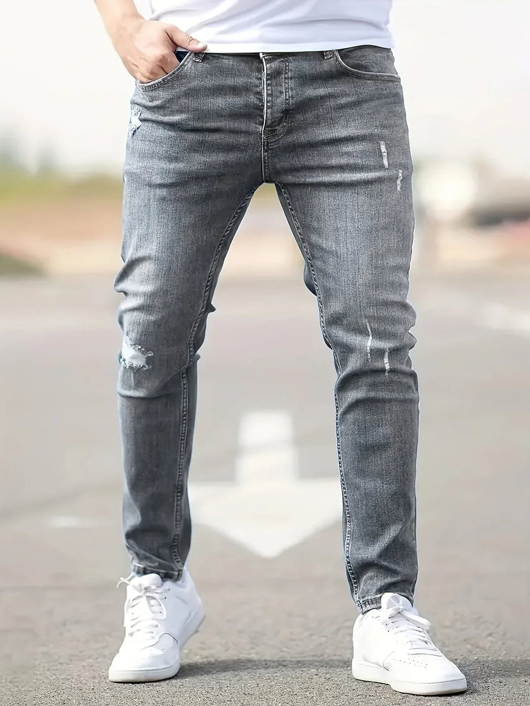 Oskar | Męskie jeansy slim fit